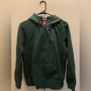 Dark green Nike full zip hoodie sweatshirt